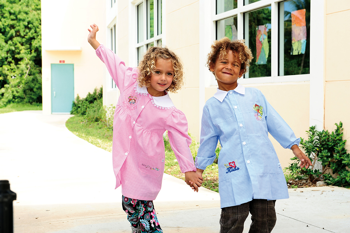 Servizio Fotografico Shooting Grembiulini Bambini Kids Miami American School
